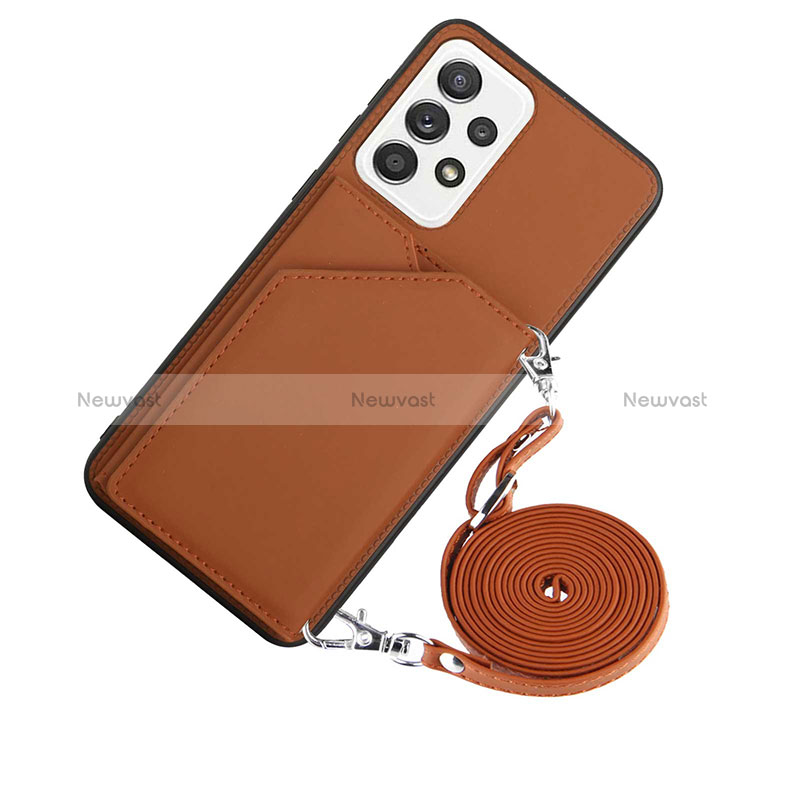 Soft Luxury Leather Snap On Case Cover Y02B for Samsung Galaxy A33 5G