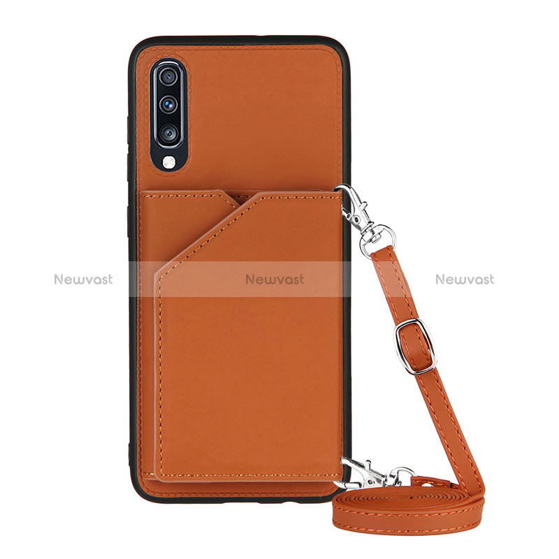 Soft Luxury Leather Snap On Case Cover Y02B for Samsung Galaxy A70