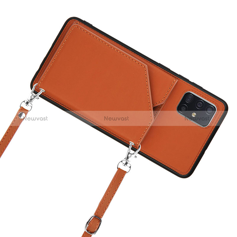 Soft Luxury Leather Snap On Case Cover Y02B for Samsung Galaxy A71 5G