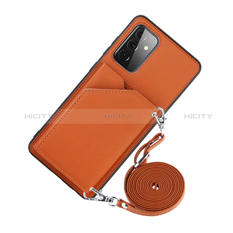 Soft Luxury Leather Snap On Case Cover Y02B for Samsung Galaxy A72 4G