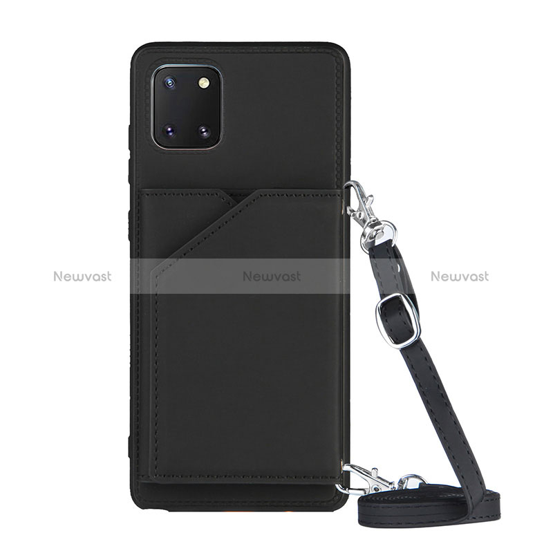 Soft Luxury Leather Snap On Case Cover Y02B for Samsung Galaxy A81
