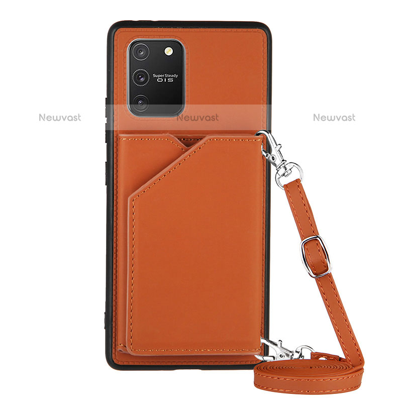 Soft Luxury Leather Snap On Case Cover Y02B for Samsung Galaxy A91