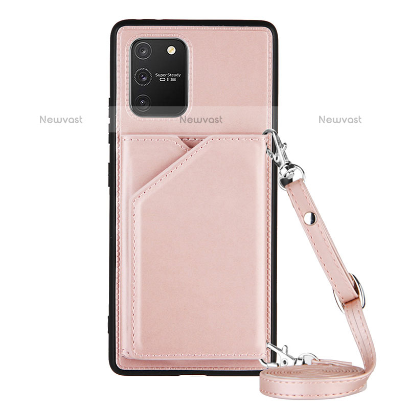 Soft Luxury Leather Snap On Case Cover Y02B for Samsung Galaxy A91