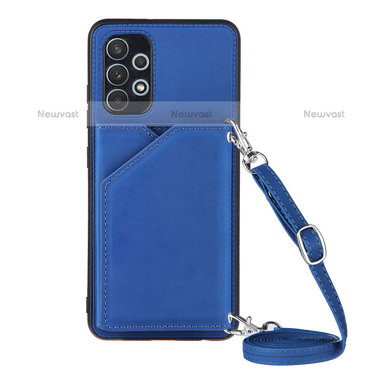 Soft Luxury Leather Snap On Case Cover Y02B for Samsung Galaxy M32 5G