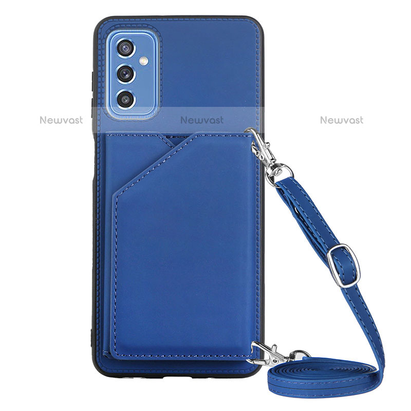 Soft Luxury Leather Snap On Case Cover Y02B for Samsung Galaxy M52 5G