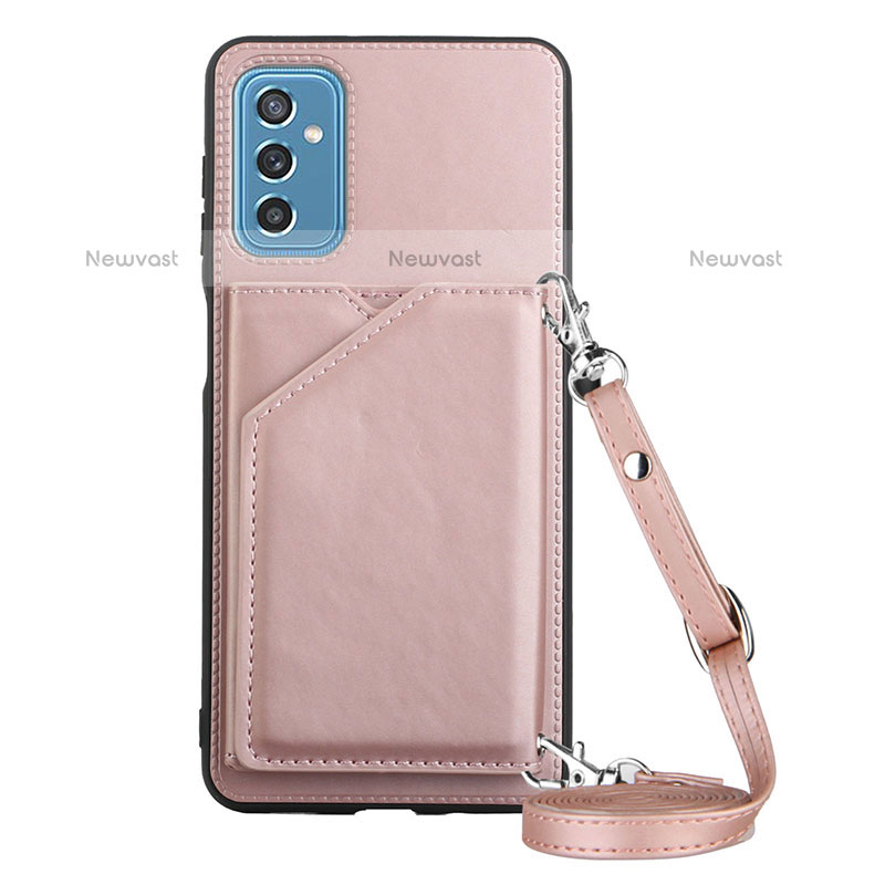 Soft Luxury Leather Snap On Case Cover Y02B for Samsung Galaxy M52 5G