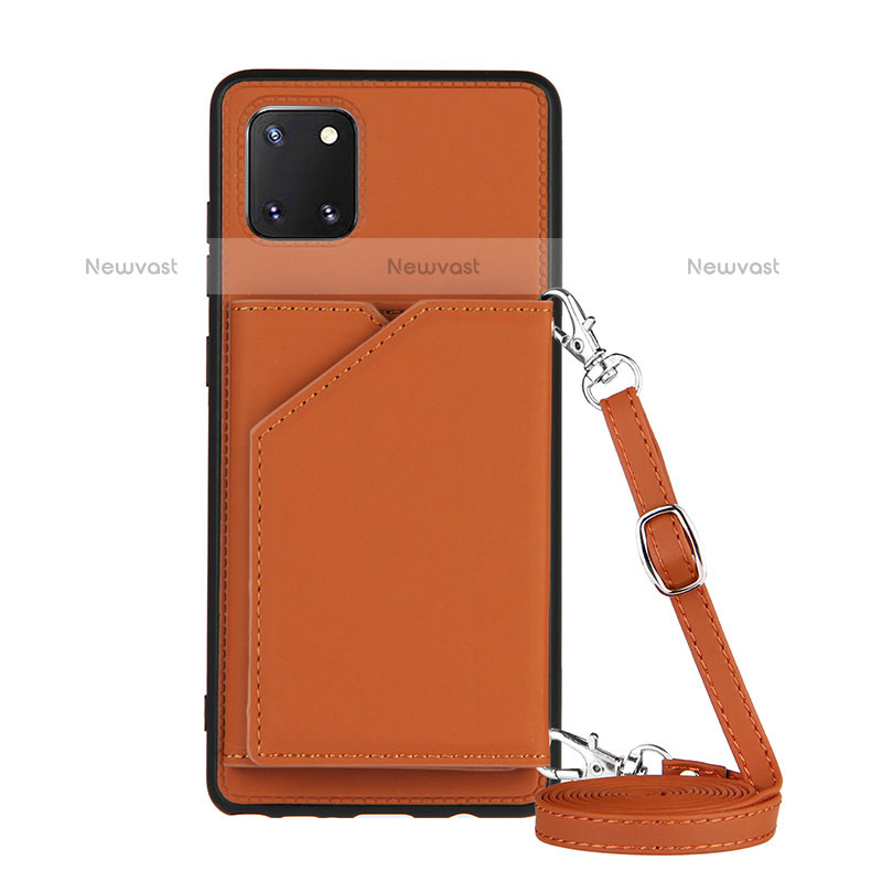 Soft Luxury Leather Snap On Case Cover Y02B for Samsung Galaxy Note 10 Lite