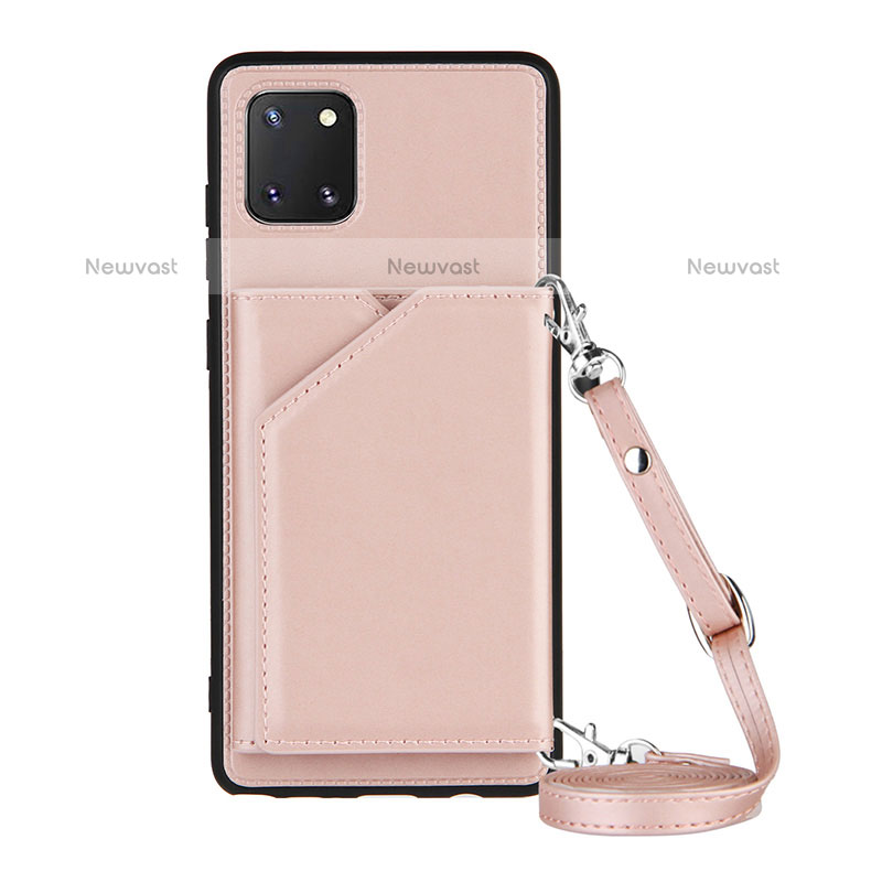 Soft Luxury Leather Snap On Case Cover Y02B for Samsung Galaxy Note 10 Lite