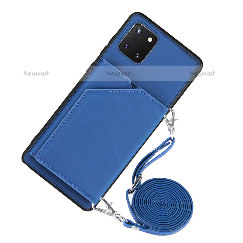 Soft Luxury Leather Snap On Case Cover Y02B for Samsung Galaxy Note 10 Lite