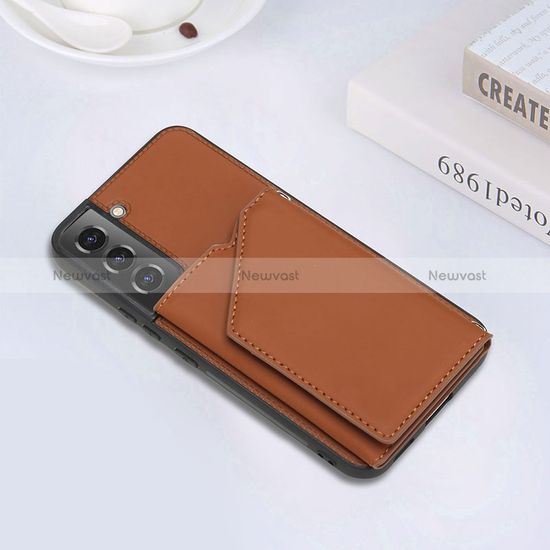 Soft Luxury Leather Snap On Case Cover Y02B for Samsung Galaxy S24 Plus 5G