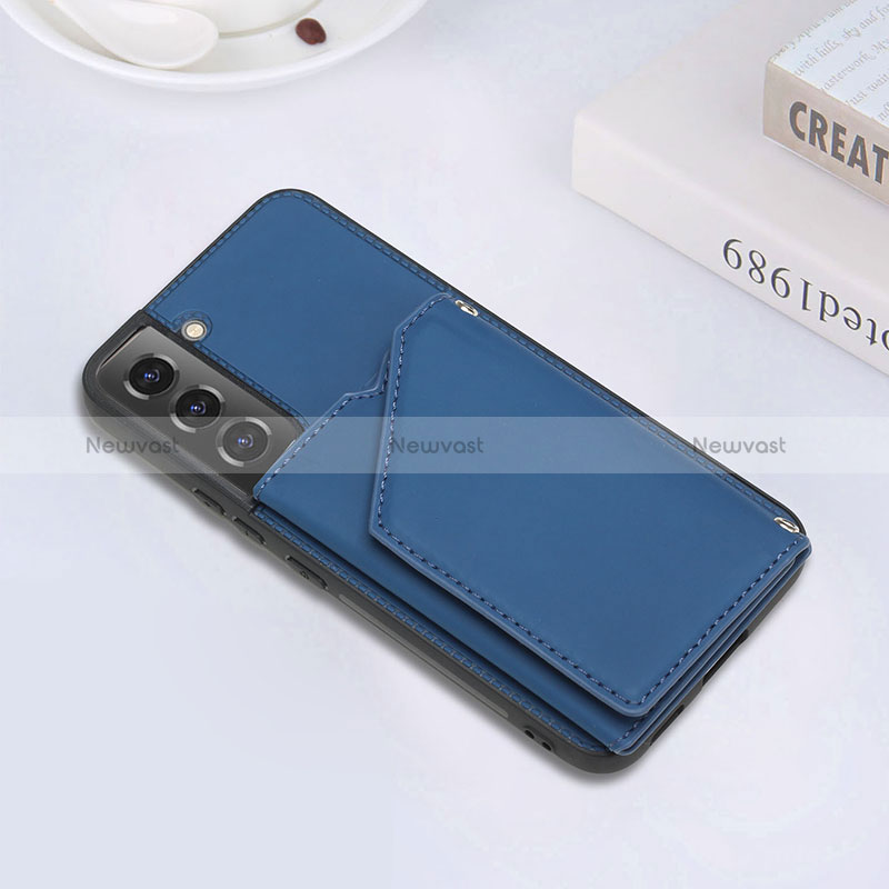 Soft Luxury Leather Snap On Case Cover Y02B for Samsung Galaxy S24 Plus 5G