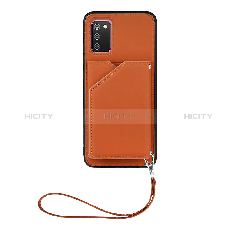 Soft Luxury Leather Snap On Case Cover Y03B for Samsung Galaxy A03s