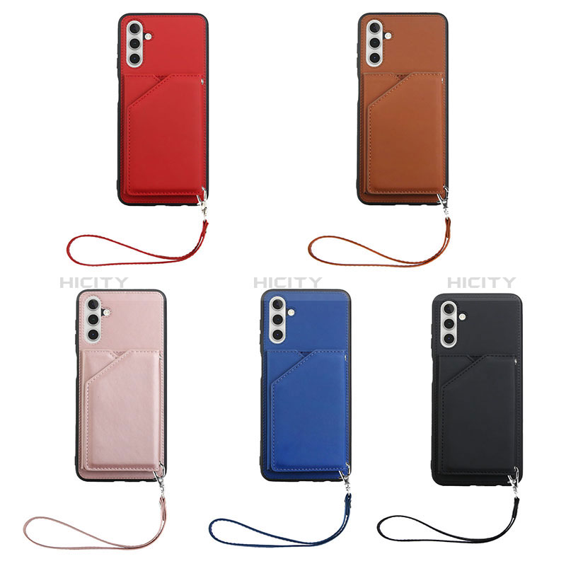 Soft Luxury Leather Snap On Case Cover Y03B for Samsung Galaxy A04s