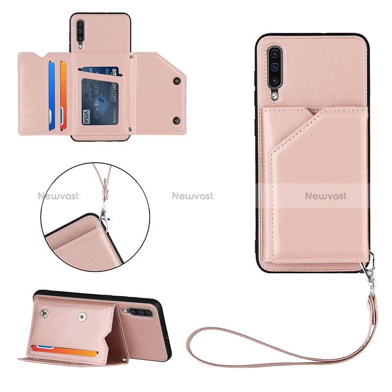 Soft Luxury Leather Snap On Case Cover Y03B for Samsung Galaxy A30S