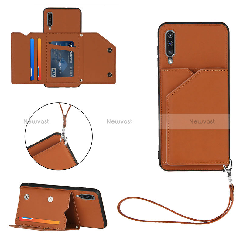 Soft Luxury Leather Snap On Case Cover Y03B for Samsung Galaxy A30S