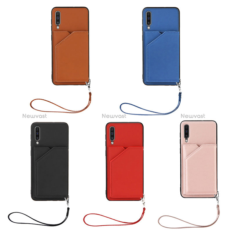 Soft Luxury Leather Snap On Case Cover Y03B for Samsung Galaxy A30S