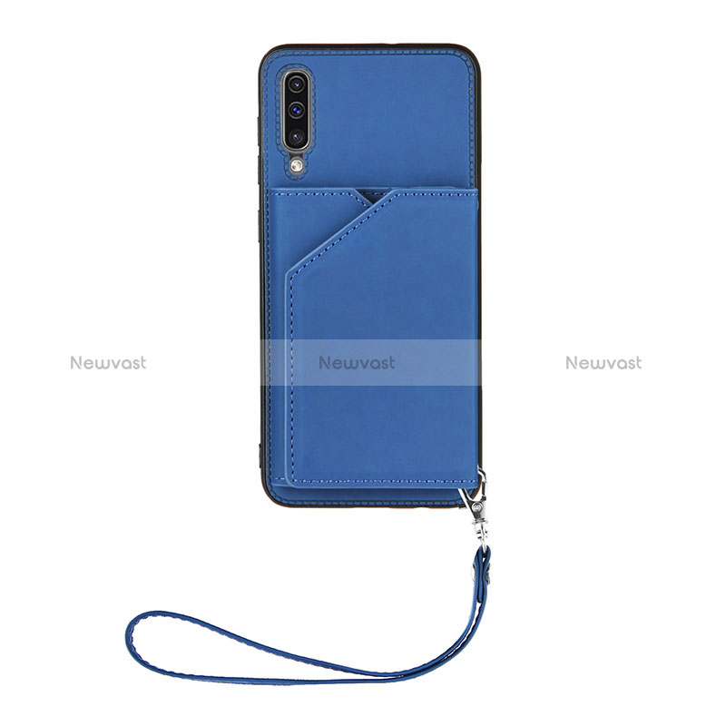 Soft Luxury Leather Snap On Case Cover Y03B for Samsung Galaxy A30S