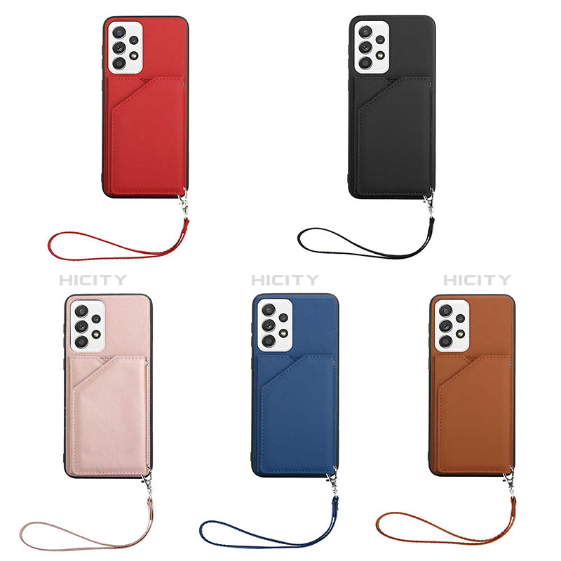 Soft Luxury Leather Snap On Case Cover Y03B for Samsung Galaxy A53 5G