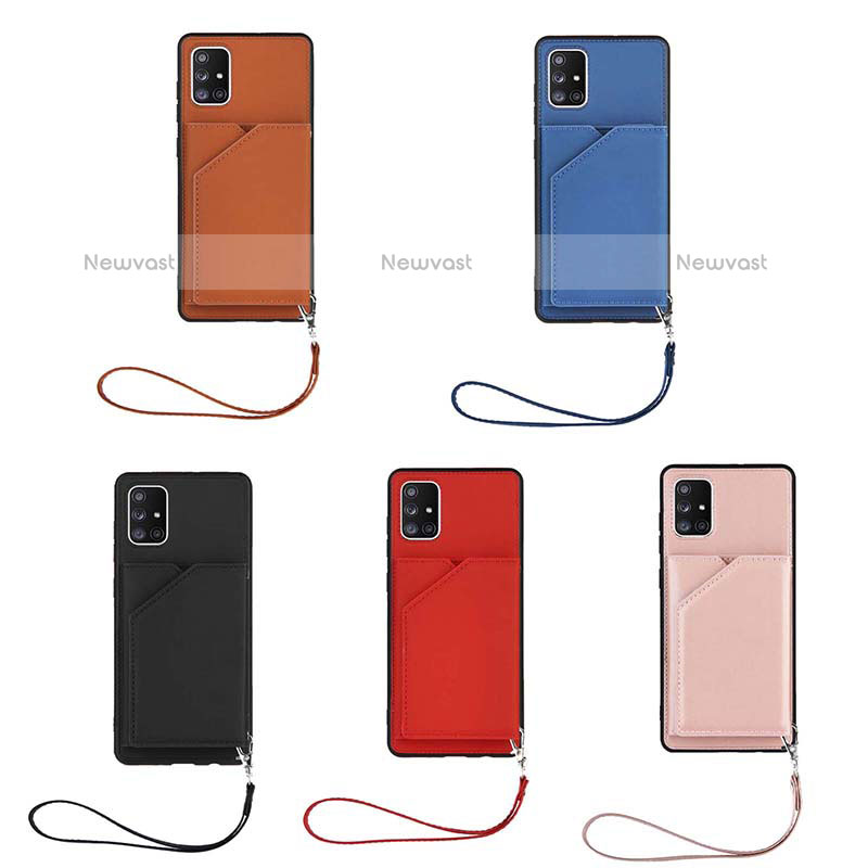 Soft Luxury Leather Snap On Case Cover Y03B for Samsung Galaxy A71 4G A715