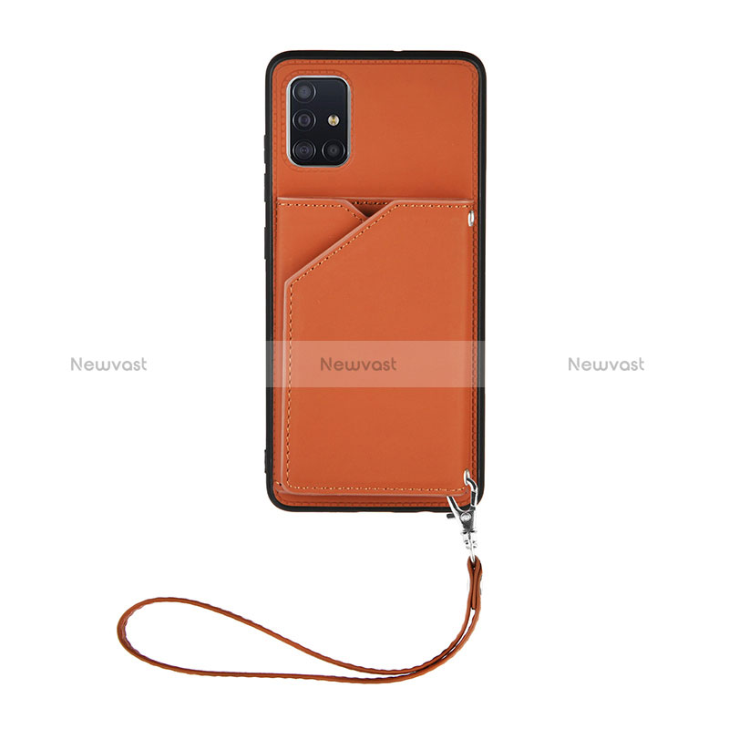 Soft Luxury Leather Snap On Case Cover Y03B for Samsung Galaxy M40S