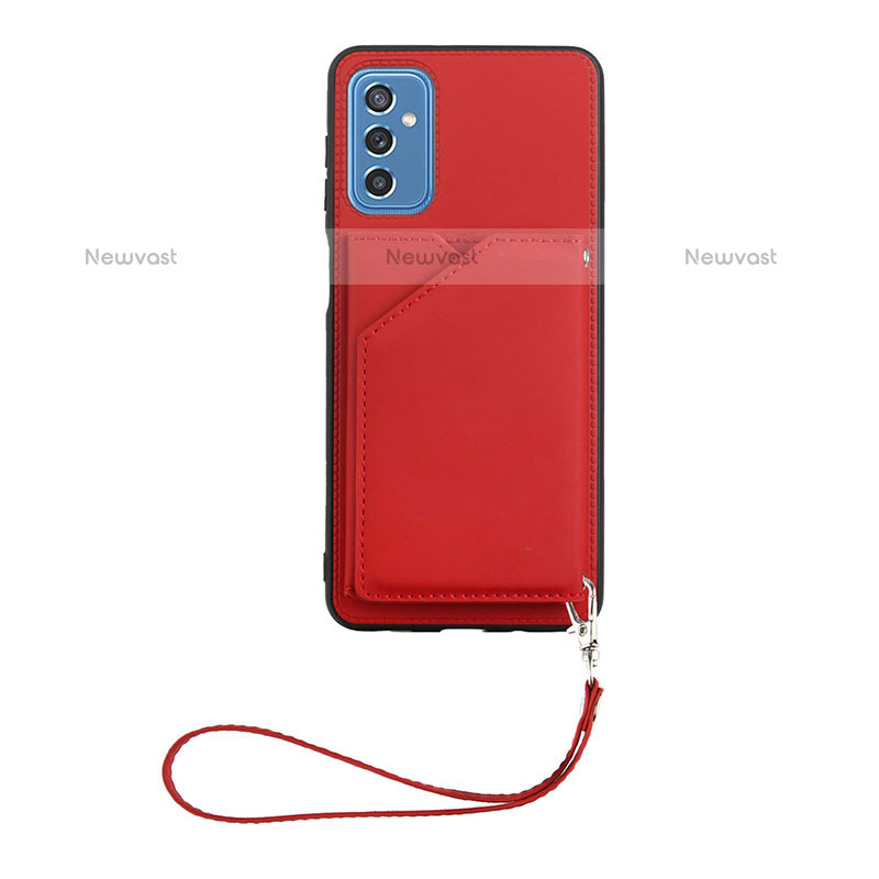 Soft Luxury Leather Snap On Case Cover Y03B for Samsung Galaxy M52 5G