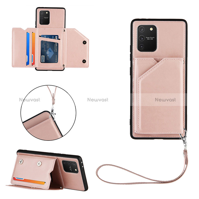 Soft Luxury Leather Snap On Case Cover Y03B for Samsung Galaxy S10 Lite