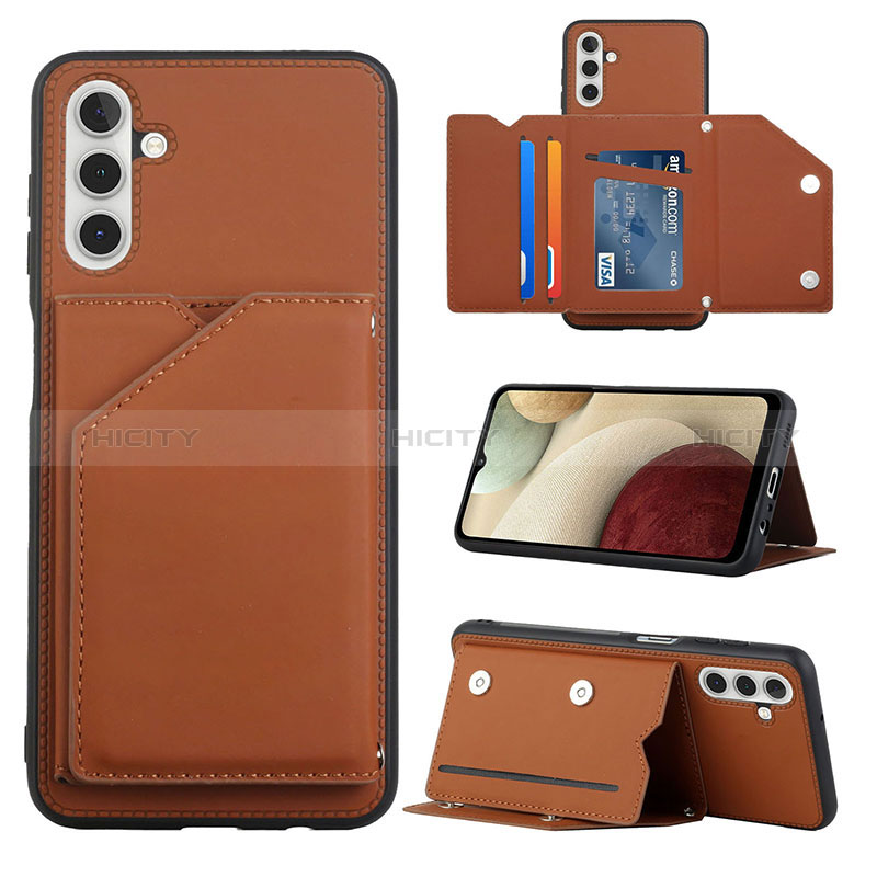 Soft Luxury Leather Snap On Case Cover Y04B for Samsung Galaxy A04s