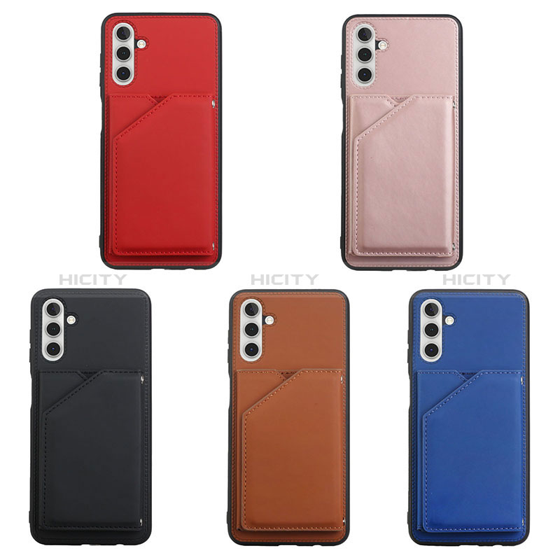 Soft Luxury Leather Snap On Case Cover Y04B for Samsung Galaxy A04s