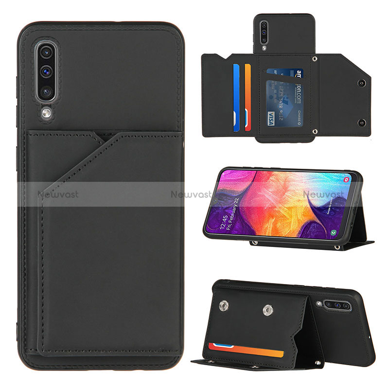 Soft Luxury Leather Snap On Case Cover Y04B for Samsung Galaxy A30S