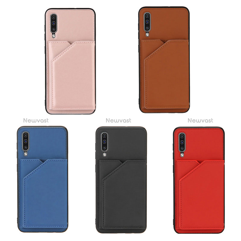 Soft Luxury Leather Snap On Case Cover Y04B for Samsung Galaxy A30S