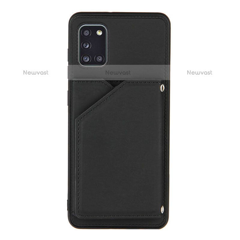 Soft Luxury Leather Snap On Case Cover Y04B for Samsung Galaxy A31