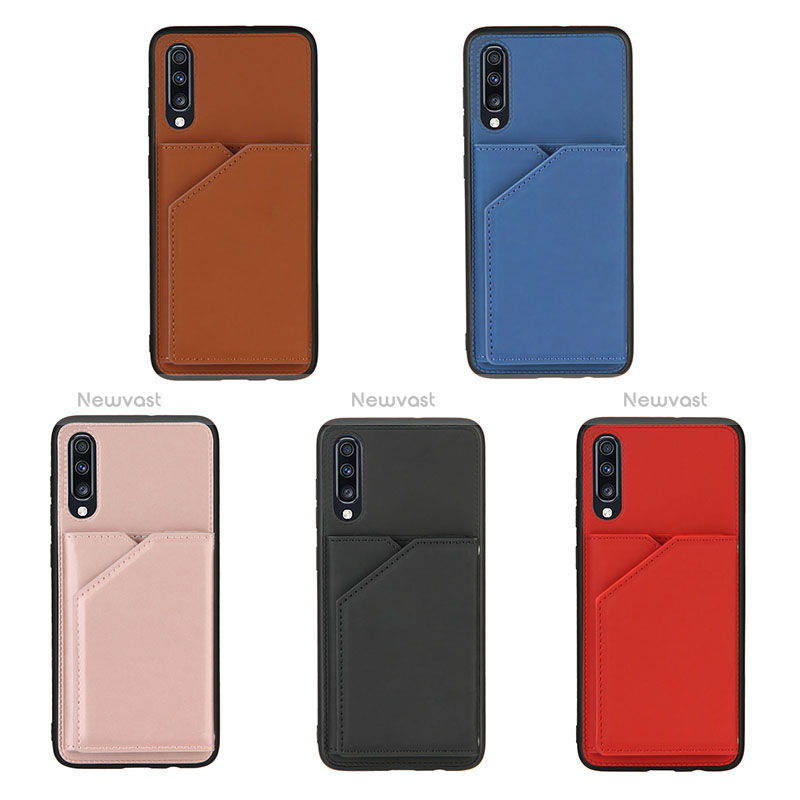 Soft Luxury Leather Snap On Case Cover Y04B for Samsung Galaxy A70