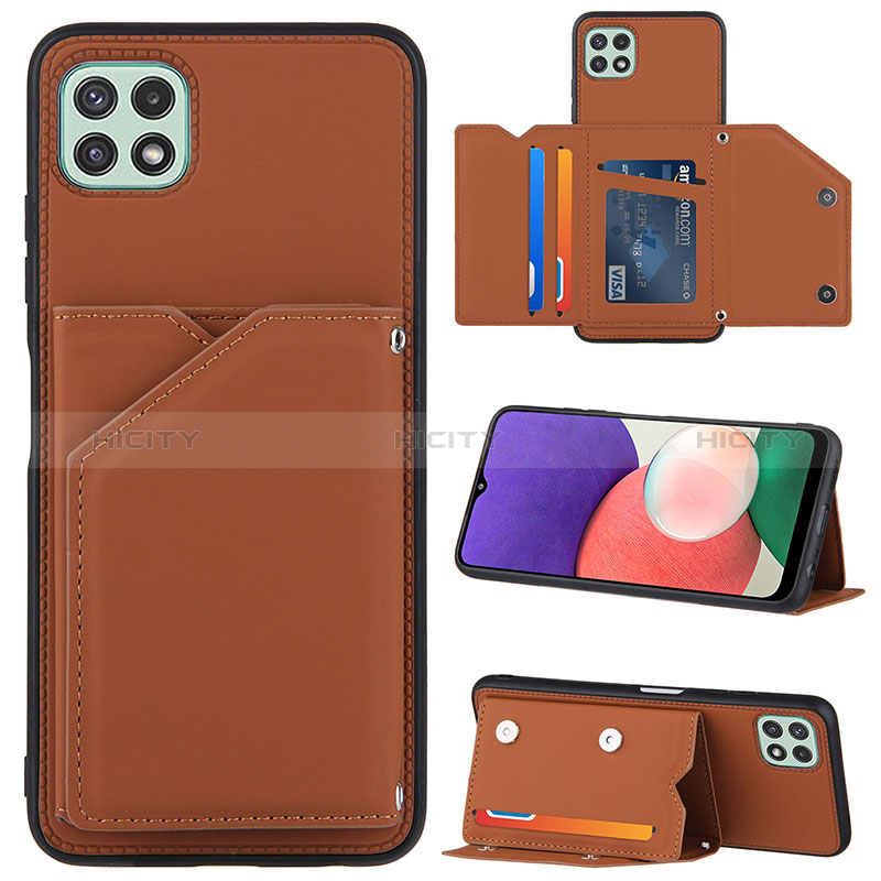 Soft Luxury Leather Snap On Case Cover Y04B for Samsung Galaxy F42 5G