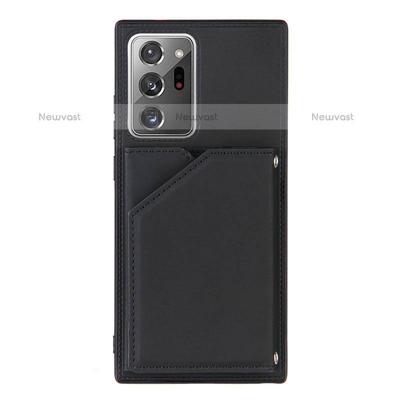 Soft Luxury Leather Snap On Case Cover Y04B for Samsung Galaxy Note 20 Ultra 5G