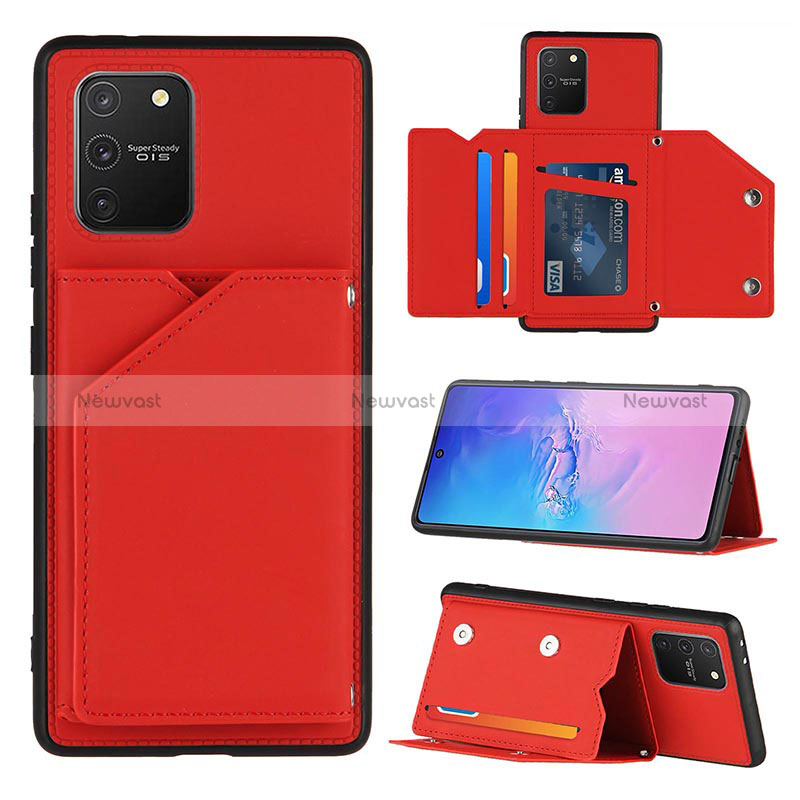 Soft Luxury Leather Snap On Case Cover Y04B for Samsung Galaxy S10 Lite