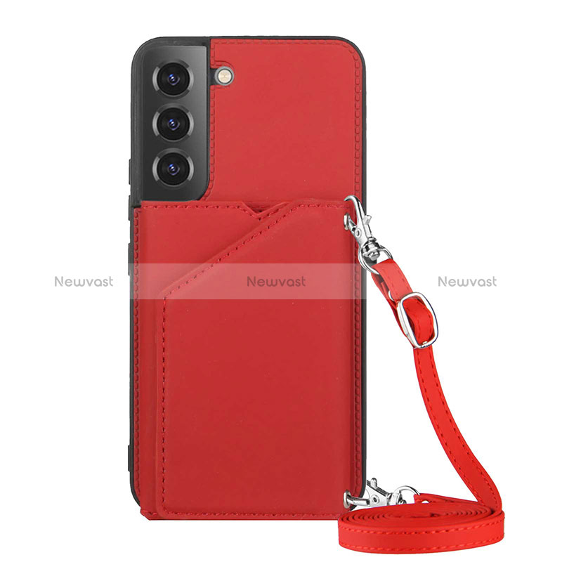 Soft Luxury Leather Snap On Case Cover Y04B for Samsung Galaxy S24 5G