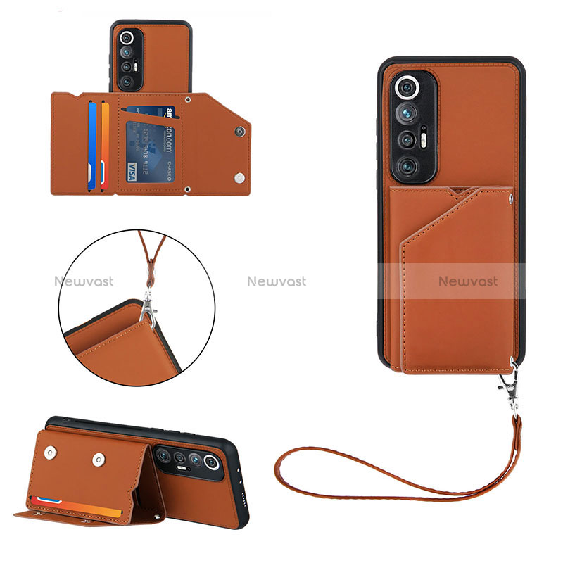 Soft Luxury Leather Snap On Case Cover Y04B for Xiaomi Mi 10S 5G