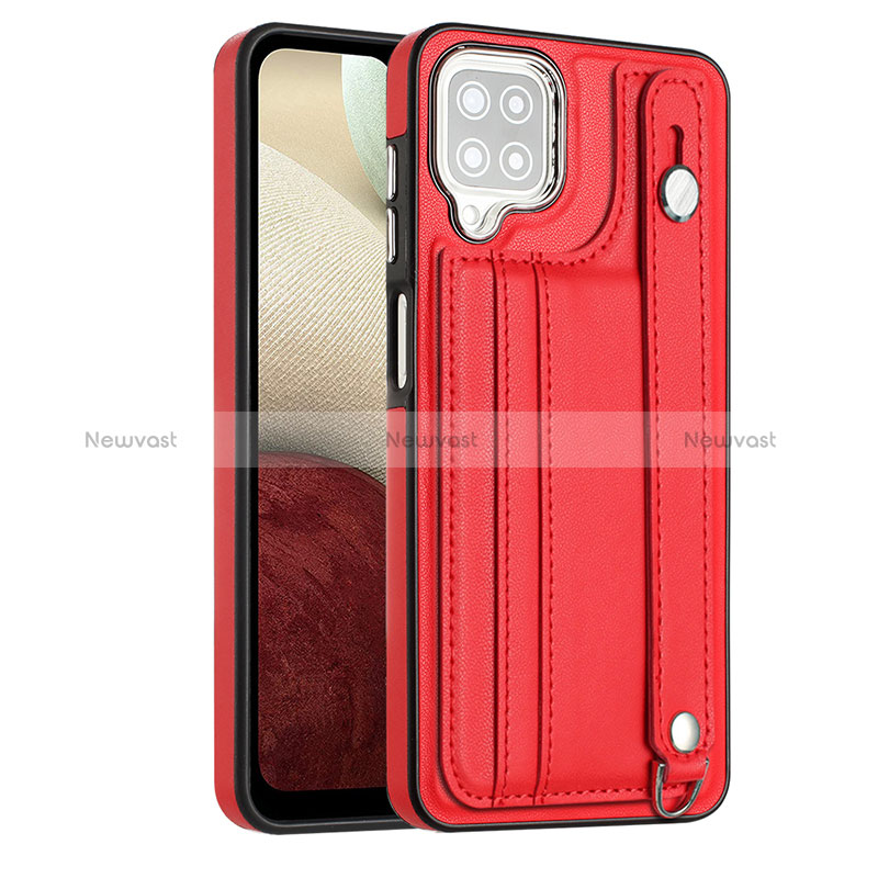 Soft Luxury Leather Snap On Case Cover YB1 for Samsung Galaxy A12 5G