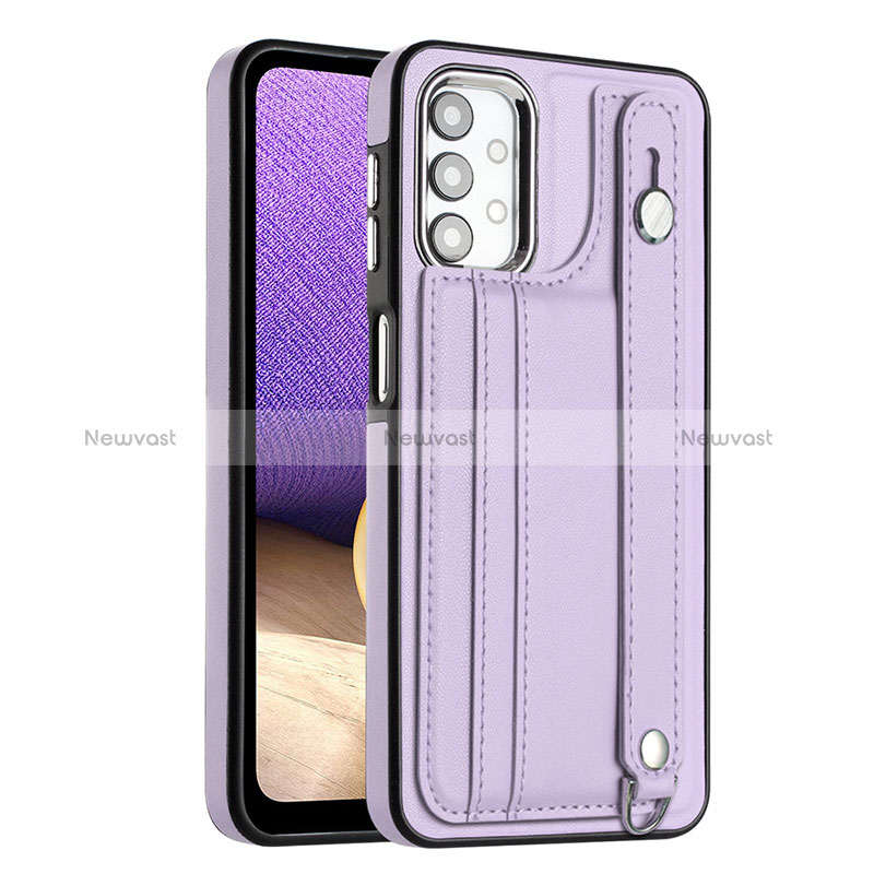 Soft Luxury Leather Snap On Case Cover YB1 for Samsung Galaxy A32 5G