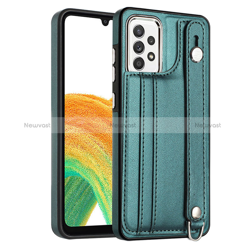 Soft Luxury Leather Snap On Case Cover YB1 for Samsung Galaxy A33 5G