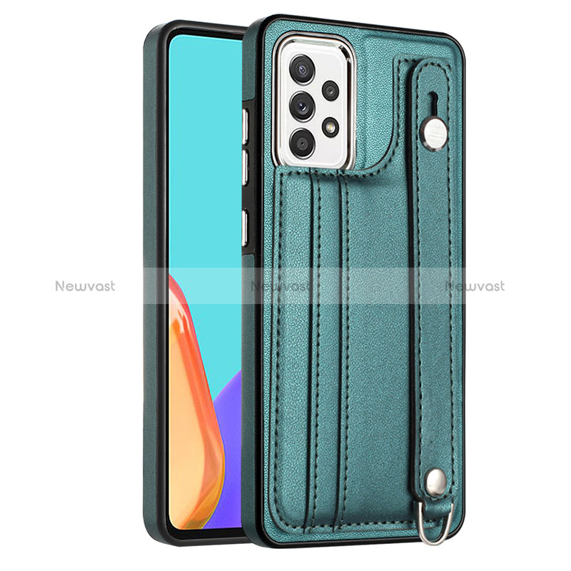 Soft Luxury Leather Snap On Case Cover YB1 for Samsung Galaxy A52 4G