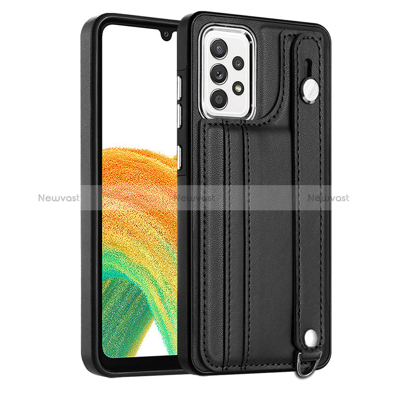 Soft Luxury Leather Snap On Case Cover YB1 for Samsung Galaxy A73 5G