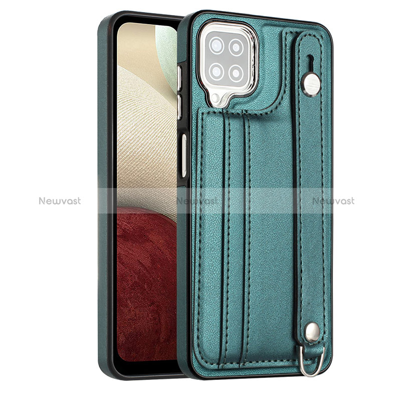 Soft Luxury Leather Snap On Case Cover YB1 for Samsung Galaxy F12