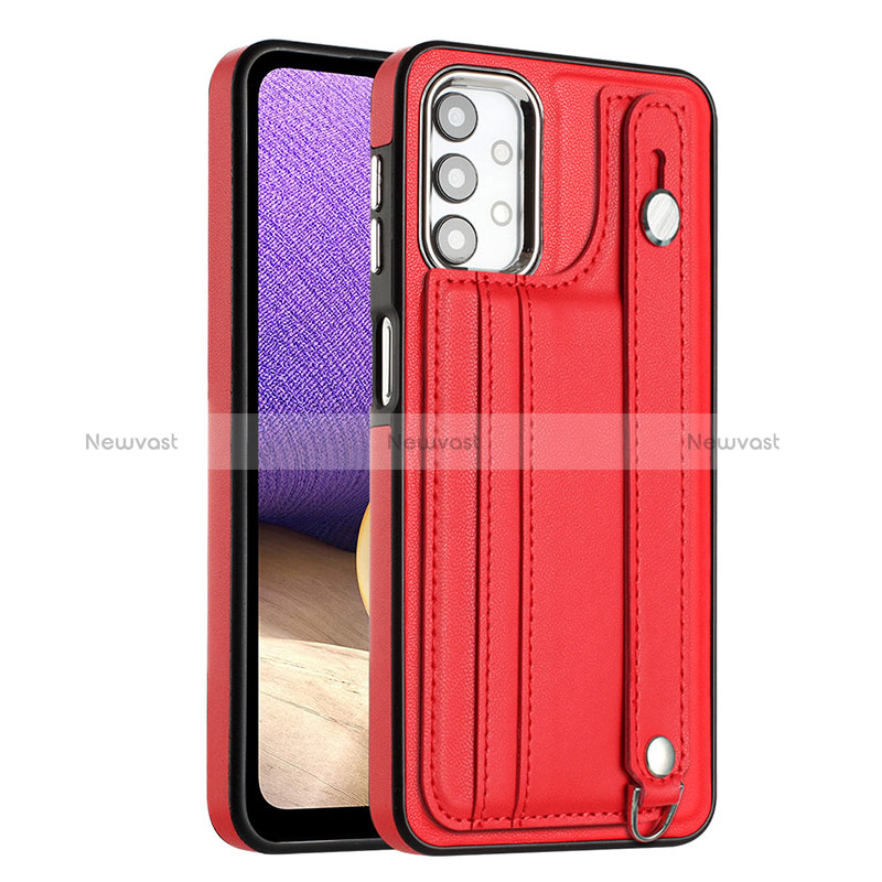 Soft Luxury Leather Snap On Case Cover YB1 for Samsung Galaxy M32 5G