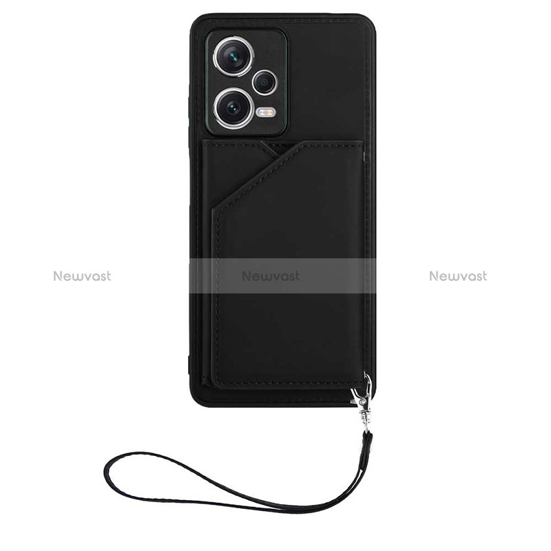 Soft Luxury Leather Snap On Case Cover YB1 for Xiaomi Redmi Note 12 Explorer Black
