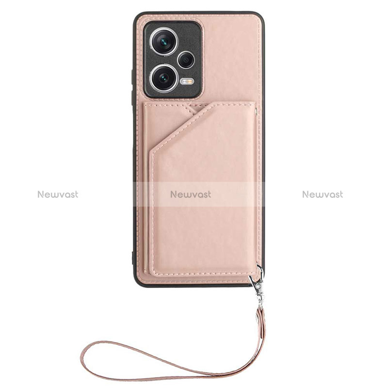 Soft Luxury Leather Snap On Case Cover YB1 for Xiaomi Redmi Note 12 Pro 5G