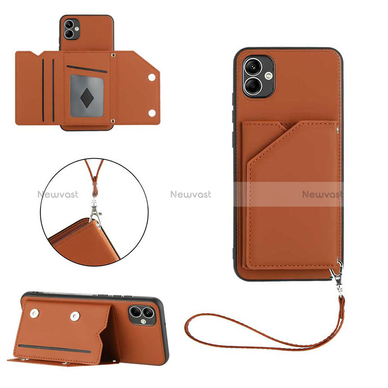 Soft Luxury Leather Snap On Case Cover YB2 for Samsung Galaxy A04 4G