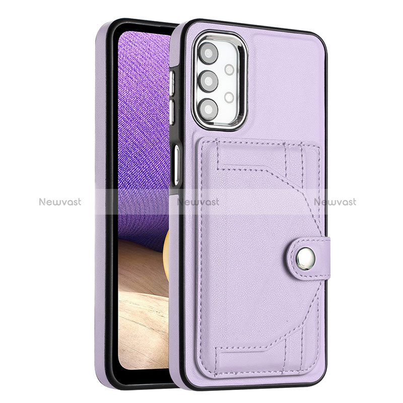 Soft Luxury Leather Snap On Case Cover YB2 for Samsung Galaxy A32 5G