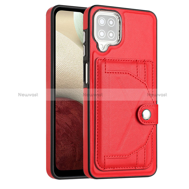 Soft Luxury Leather Snap On Case Cover YB2 for Samsung Galaxy F12