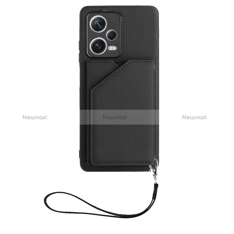 Soft Luxury Leather Snap On Case Cover YB2 for Xiaomi Poco X5 5G Black